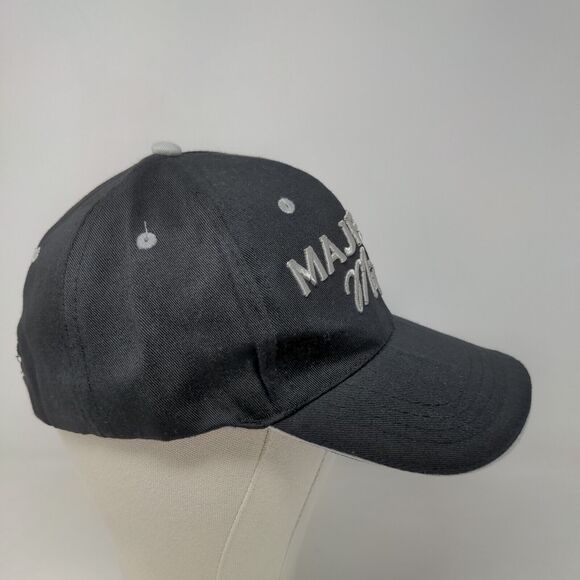 Majestic Punta Cana Men's Slideback Hat Black Embroidered Resort Logo - Picture 4 of 6